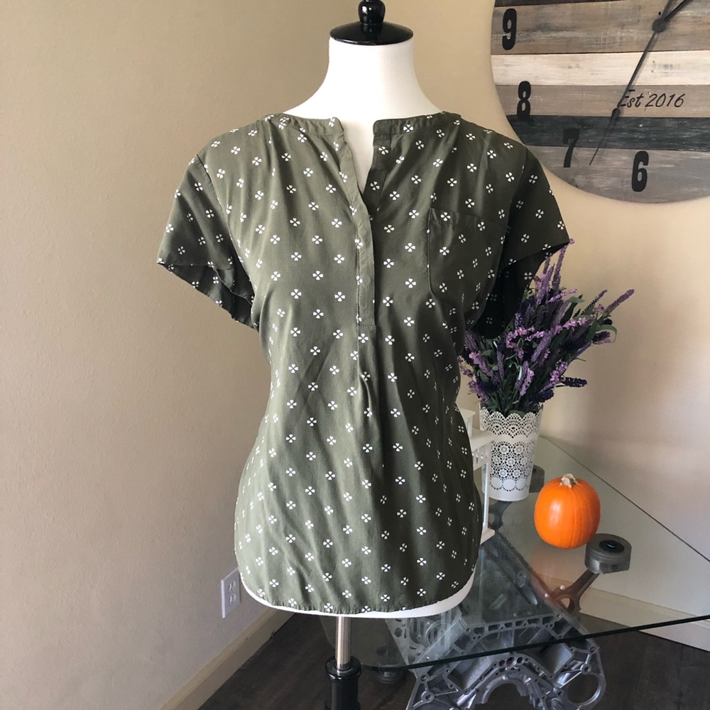 Olive Green Blouse from Liz Claiborne